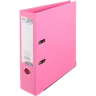 Папка-реєстратор CLASSIC рожева двостороння А4 70 мм Nota Bene