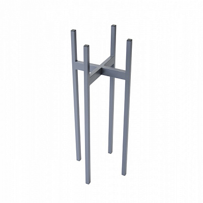 Подставка для цветов Vitan Кротон 29,5х29,5x75 см графит 