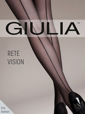 Колготки жіночі Giulia Rete Vision Chic р. 3 40 den nero 1 пар