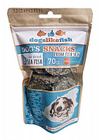 Ласощі DogsLikeFish чіпси зі шкіри тріски
