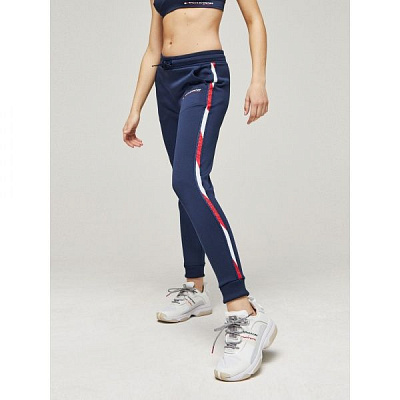 Брюки Tommy Hilfiger FLEECE JOGGER WITH TAPE S10S100284401 р. S темно-синий
