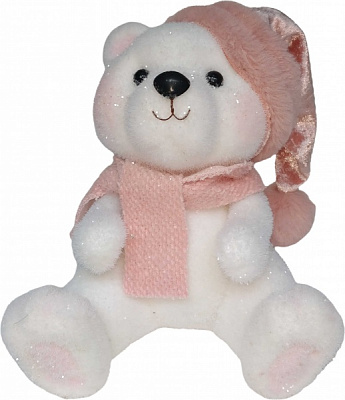 Декорація новорічна New Star ведмедик сидящий 27 см