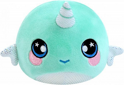 Мягкая игрушка Squeezamals ароматная Нарвал Джой 9 см SQS00867J