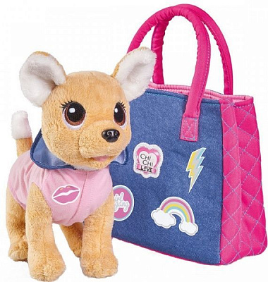 Мягкая игрушка Simba Собачка Chi Chi Love Чихуахуа Фэшн с сумочкой 20 см 5893244