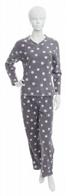 Костюм домашний женский La Nuit р. XL серый White Stars 