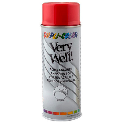 Емаль аерозольна Dupli-Color Very Well RAL 3002 кармінно-червоний глянець 400 мл