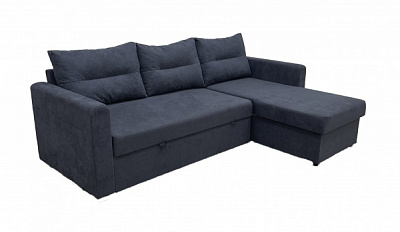 Диван угловой Элегант ЕпиСофт 29 серый графит 2300x1560x730 мм