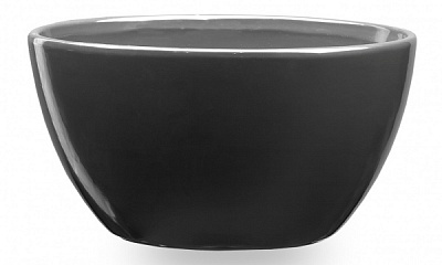 Вазон керамический Santino Paterna круглый 2 л антрацит (DP-32-19-J-39-00) 