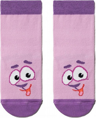 Шкарпетки дитячідля дівчатокдля хлопчиків Conte-Kids CK Смішарики 15С-73СП 237 р.12 бузковий