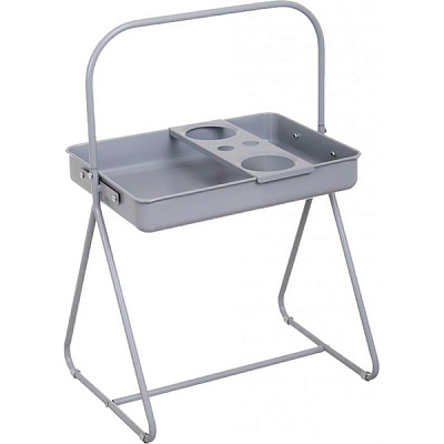 Стіл кавовий Генуя сірий 460x350x690мм