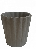 Горшок керамический Ориана-Запорожкерамика для суккулентов №6 фигурный капучино (074-6-006) 