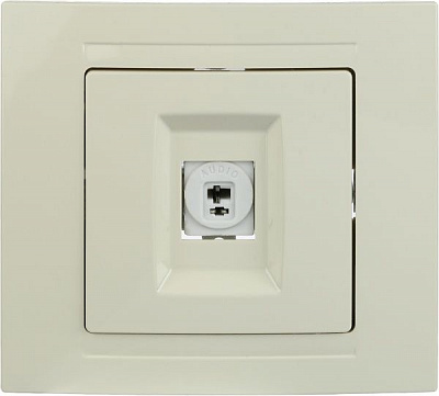 Розетка акустическая Gunsan Moderna кремовый MD 29 12 133