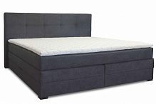 Ліжко Меблі Прогрес ДЖИП 160x200 см антрацит 