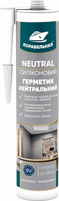 Герметик силиконовый КОРАБЕЛЬНАЯ NEUTRAL прозрачный 280 мл