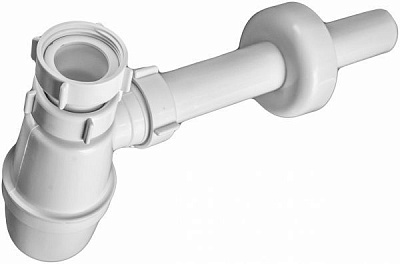 Сифон для умивальника ScandiSPA без випуску, труба L200/D32mm