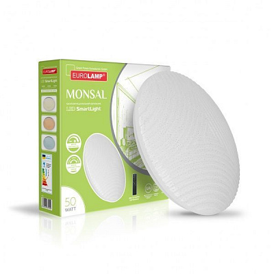 Светильник светодиодный Eurolamp Smart Light Monsal N9 с пультом ДУ 50 Вт белый 3000-6500 К LED-ESL-50W-N9 