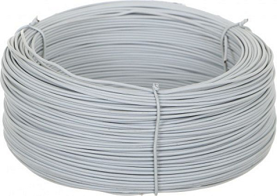 Дріт 0,8/1,4мм білий 100 м.п ПВХ