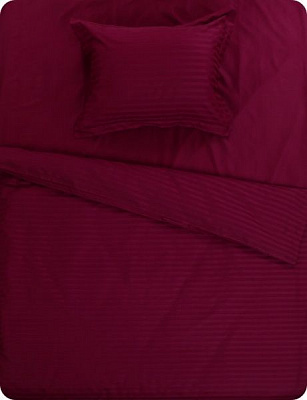 Комплект постільної білизни Exclusive Purple 1,5 бордовий La Nuit