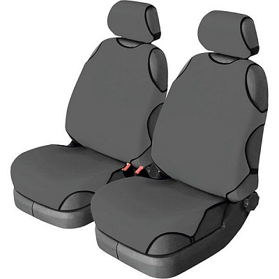 Набір чохлів-майок для сидінь 2 шт.  BELTEX Delux сірий