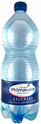 Вода минеральная Primavera родниковая слабогазированная 1 л 