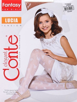 Колготки детские Conte ce lucia р.116-122 белый 