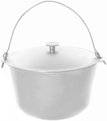 Казан походный Biol 12 л алюминиевый с дужкой и крышкой К1200Т