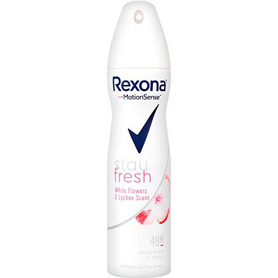Антиперспирант для женщин Rexona Білі квіти та лічі 150 мл