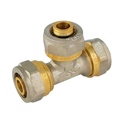 Трійник WaterPro металопласт С.m.f. 20х16х20