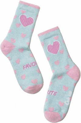 Шкарпетки дитячі Conte-Kids CK SOF-TIKI 7С-46СП р.16 блідо-бірюзовий