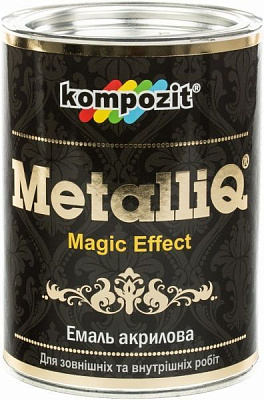 Емаль акрилова MetalliQ Kompozit золото 0,77 л