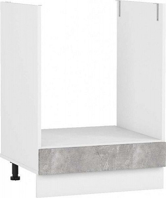 Тумба нижняя под духовку МС Идея Лофт Ндф 60/82/525 с фасадом бетон Грейд