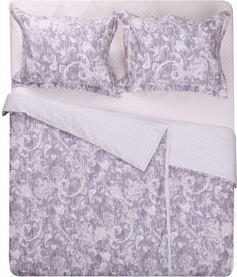 Комплект постельного белья Grey Calla семейный серый Lameirinho 