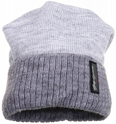 Шапочка детская для мальчика Kraft р.48-50 серый меланж 1963 