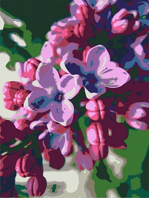 Картина по номерам Сирень Rosa Start 