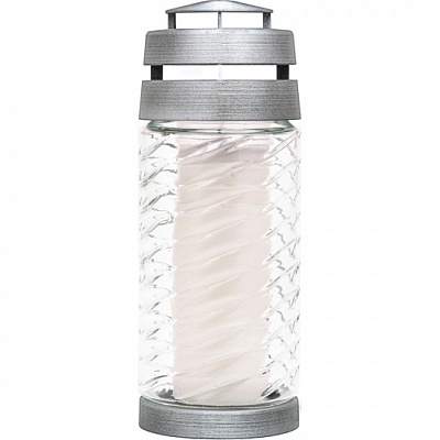 Лампада Bolsius стеклянная Longing, белая (49 часов)