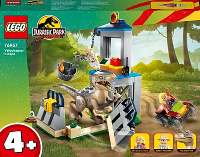 Конструктор LEGO Jurassic World Втеча велоцираптора 76957