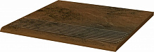 Клинкерная плитка Asti brown stopnica prosta 30x30 (1,17) Ceramika Paradyz