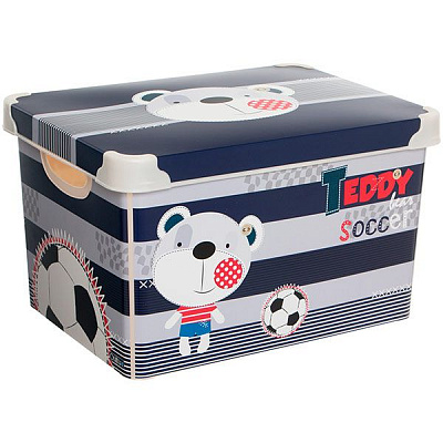 Контейнер із кришкою Teddy Boy 20 л 235x290x390 мм