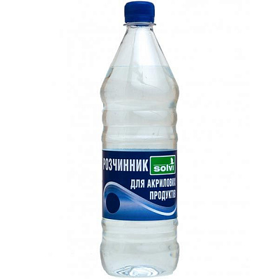 Растворитель для акриловых продуктов Solvi 0.4 л