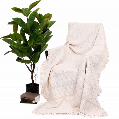 Плед Meknes 130x170 см бежевый La Nuit 