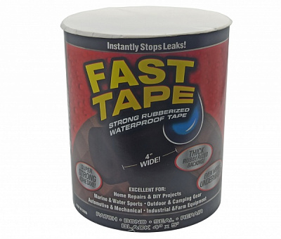 Лента клейкая водонепроницаемая изоляционная Fast Tape 100 мм х 1,5 м 
