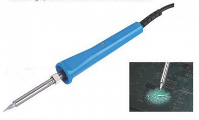 Паяльник EMT D-707BL 40W 220V с LED подсветкой 13-0339-1