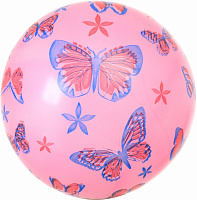 Мяч TCL Бабочки 23 см фиолетовый 
