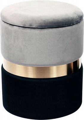 Сундук-пуф Bernard 36х36х44 см черный 