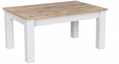 Стіл журнальний B-Jet дуб вотан/білий 902x596x421мм Art in Head