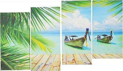 Картина модульная 4 части Пальмы МК108 60x100 см MK108 