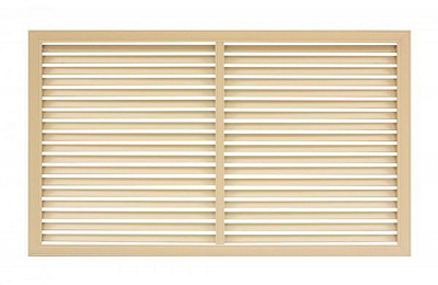 Решітка радіаторна ОМіС 600х1200 мм кремова