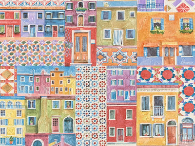 Обои виниловые на бумажной основе Славянские обои Expromt Стрит 5821-01 0,53x10,05 м 