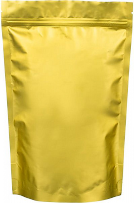 Пакет фасувальний із замком doypack золото 210x380 мм 1 шт.