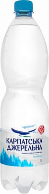 Вода минеральная Карпатська джерельна Карпатская родниковая негазированная 1 л (4820051241148) 